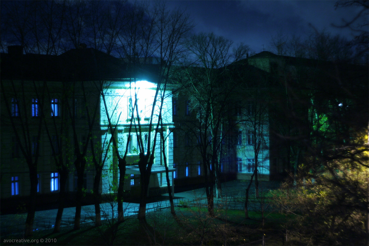 ночное фото, Киев, 3 часа ночи